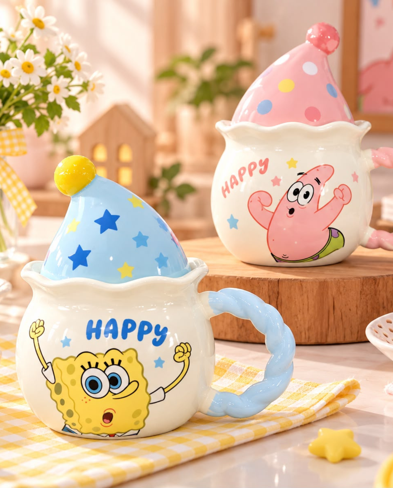 🎉 Cute Party Character Mug ✨