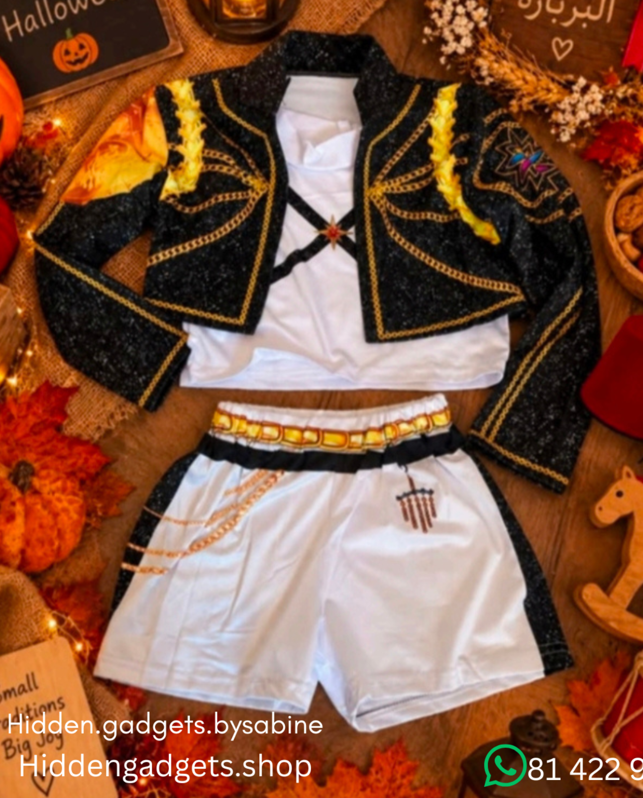 Kids K-Pop Demon Hunters Costume – Black & Gold