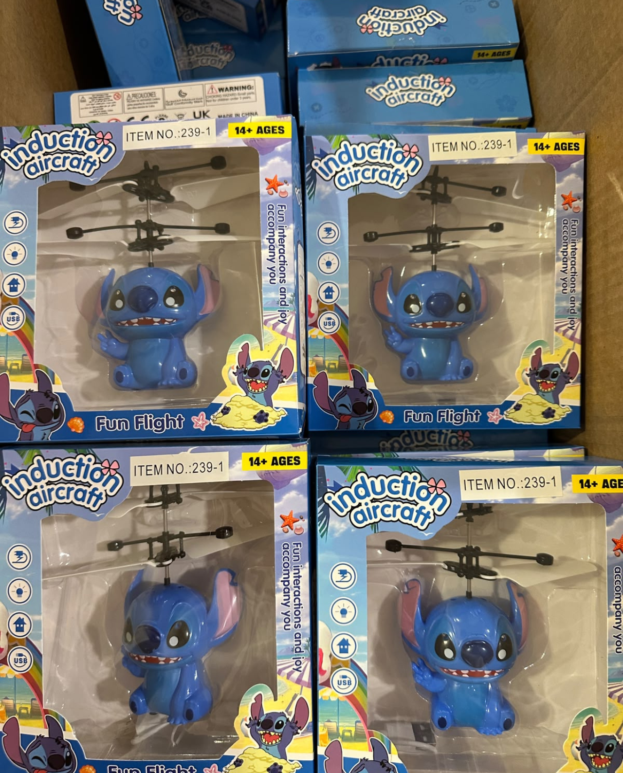 Stitch Flying RC Helicopter 💙🚁